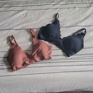 2 Pack Danskin Bras w/ Removable Pads